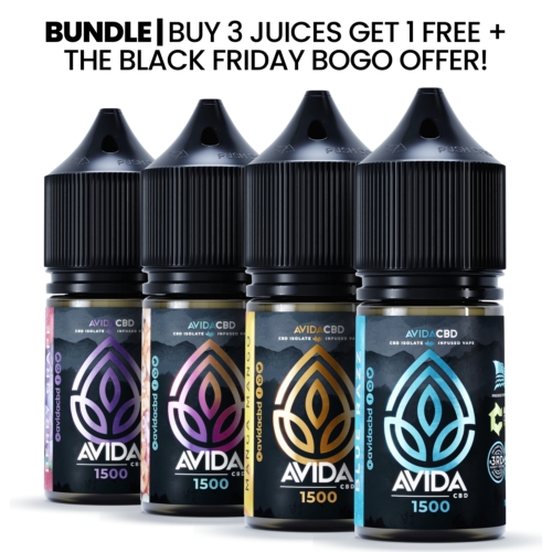 CBD Vape Juice Bundle. But 3 juices get 1 free + the bogo offer