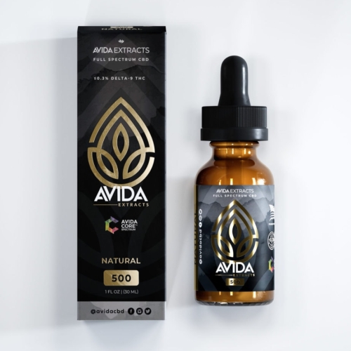 Natural Full Spectrum CBD Oil and Box