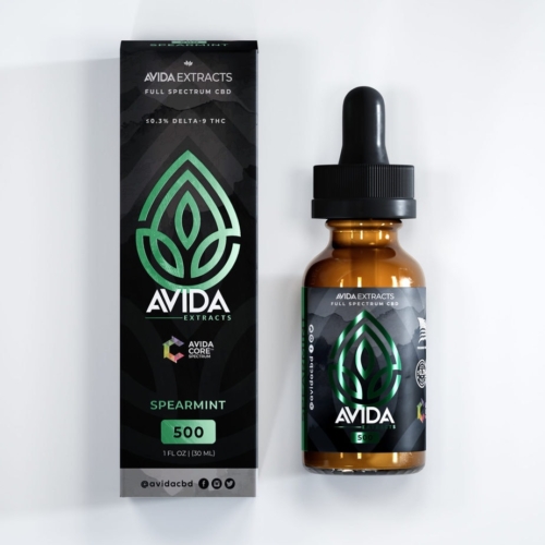 Spearmint Full Spectrum CBD Oil and Box