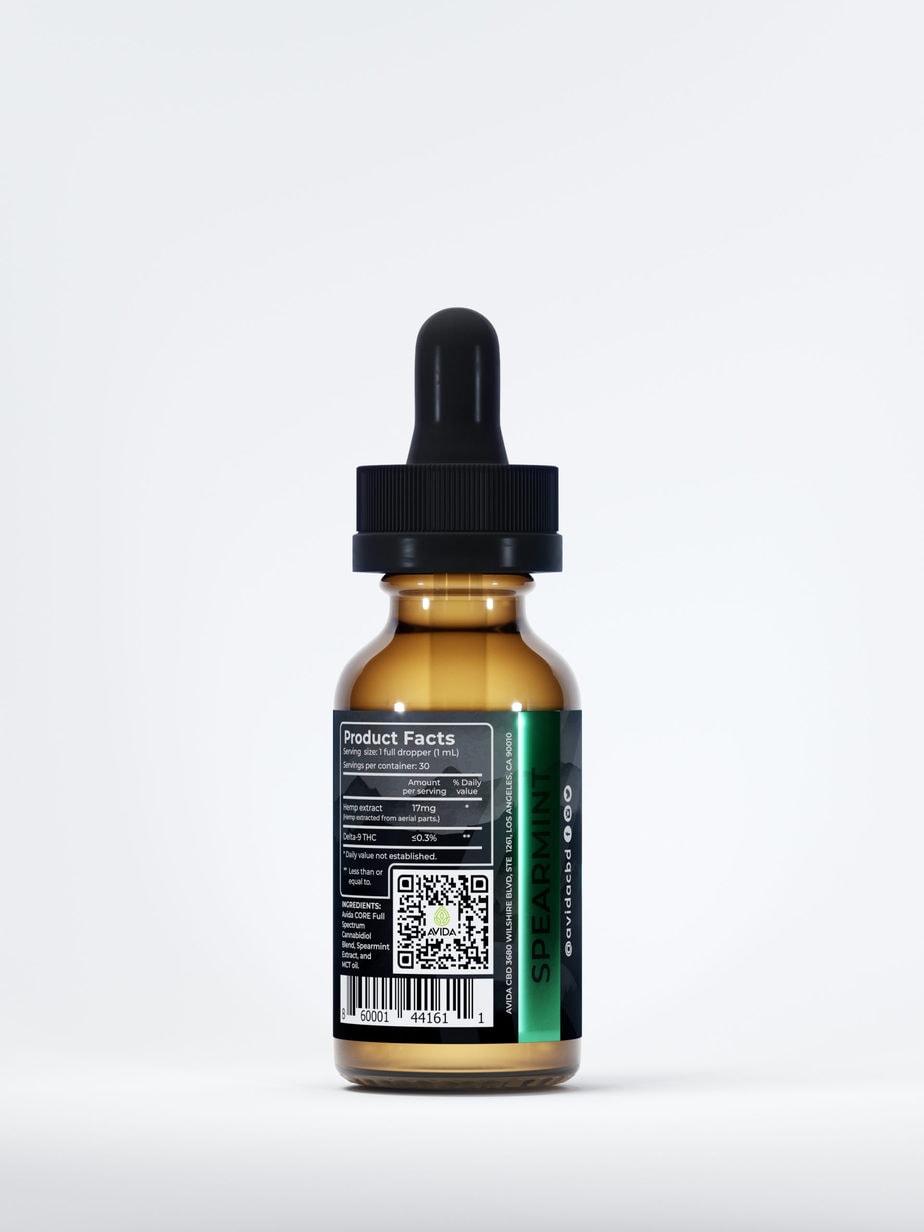 Spearmint Full Spectrum CBD Oil - Avida CBD