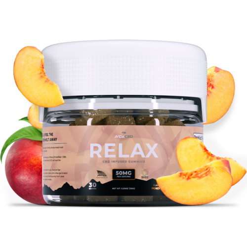 Peach CBD gummies